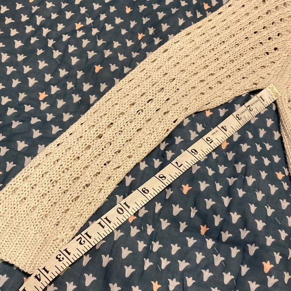 RD Style Beige Open-Knit Sweater - Picture 5 of 6